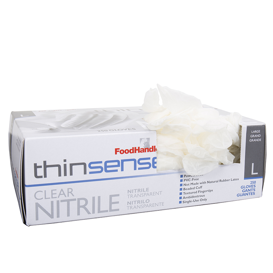 GLOVE THINSENSE NITRILE CL SM 4/250/CS